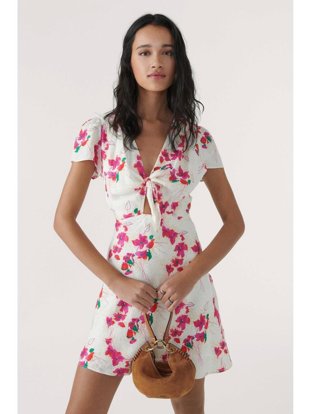BA&SH Floral Mini Dress Size small